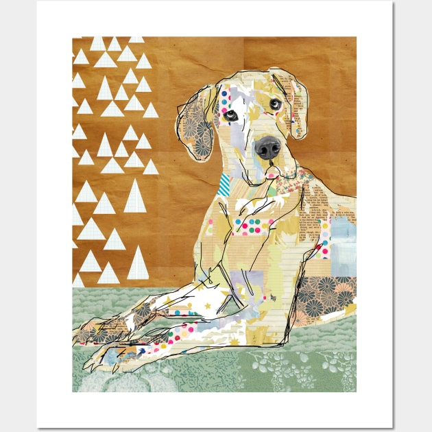 Great Dane Collage Wall Art by GreenNest